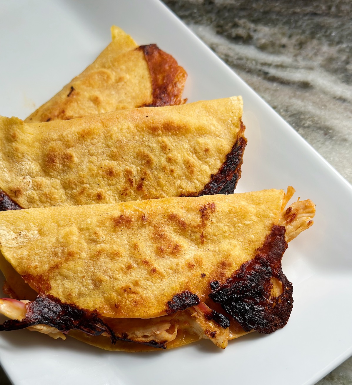 Crunchy Buffalo Chicken Tacos FIVE INGREDIENT FEAST